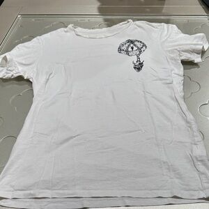 All Saints White Graphic Tee